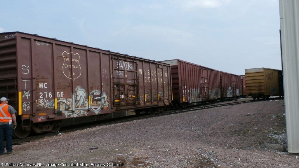 WC 27655 & other Boxcars